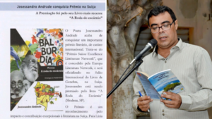 Revista Literária publica reportagem sobre Prêmio do escritor Josessandro Andrade conquistado na Suíça